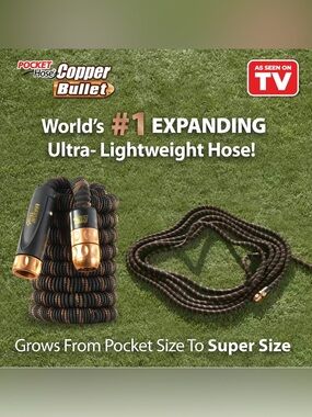 Pocket Hose Copper Bullet 50FT Hose